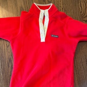 Columbia Women's Red Fleece Sweatshirt